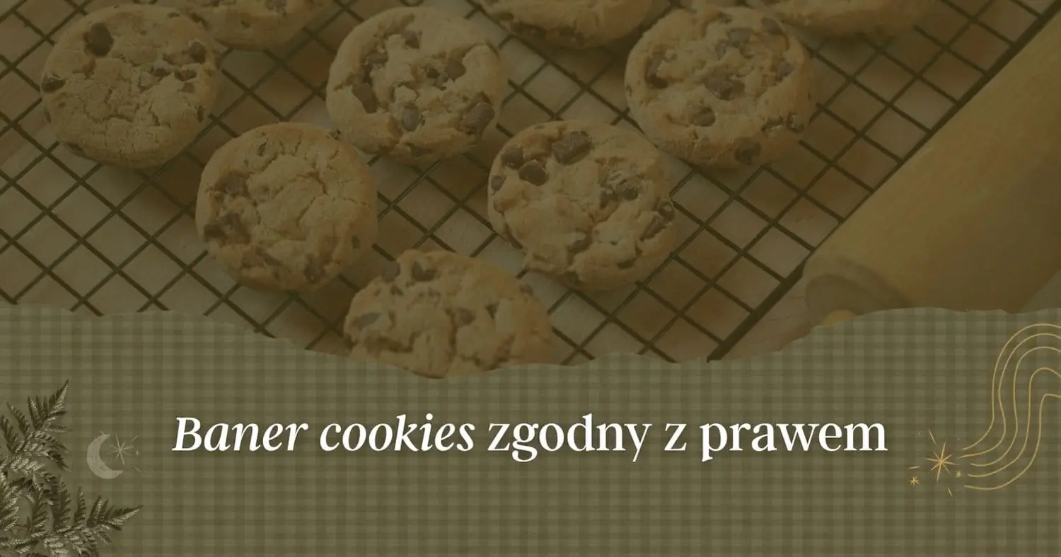 Baner cookies zgodny z prawem
